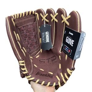Franklin Sports RTP Pro Baseball Glove Brown Leather 12.5 Inch 22556 Right Hand